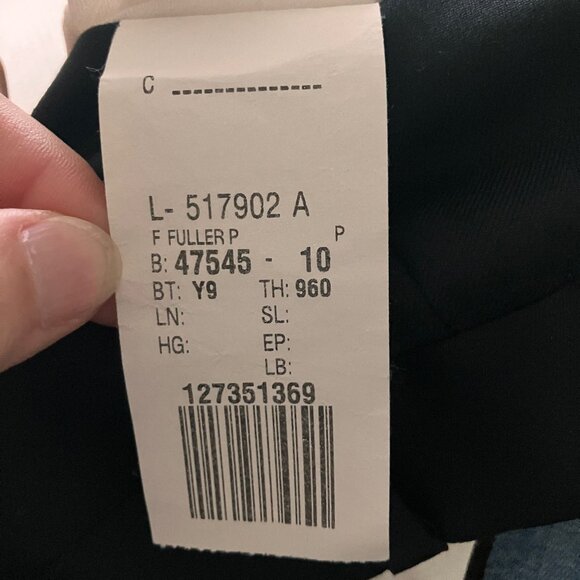 Lauren Ralph Lauren Mens Black 100% wool pleated with cuff pants Size 42/32 - Picture 7 of 15